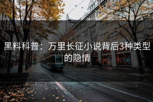 黑料科普：万里长征小说背后3种类型的隐情