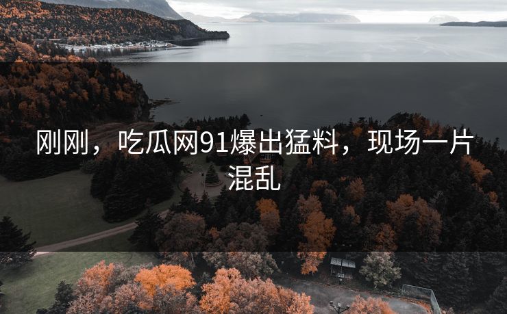 刚刚，吃瓜网91爆出猛料，现场一片混乱