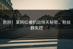 刚刚！某网红被扒出惊天秘密，粉丝群失控