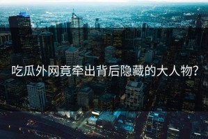 吃瓜外网竟牵出背后隐藏的大人物？
