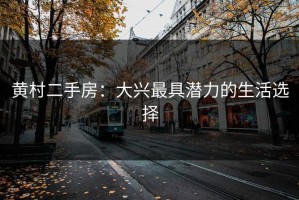 黄村二手房：大兴最具潜力的生活选择